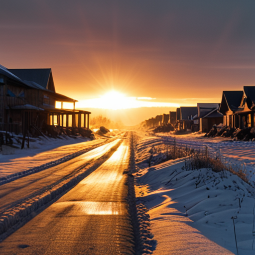 The sun rising over Blackfoot, revealing a battered but undefeated town, its residents emerging from their hideouts, weariness giving way to relief.