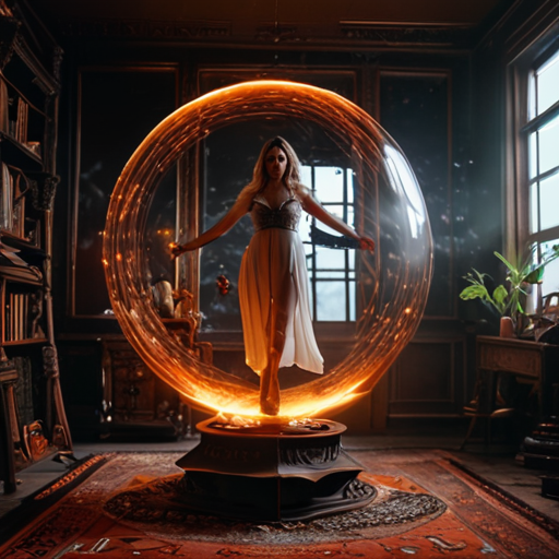 The room aglow with wild magic, objects levitating haphazardly, Eira in the middle, her body radiating with chaotic energy.